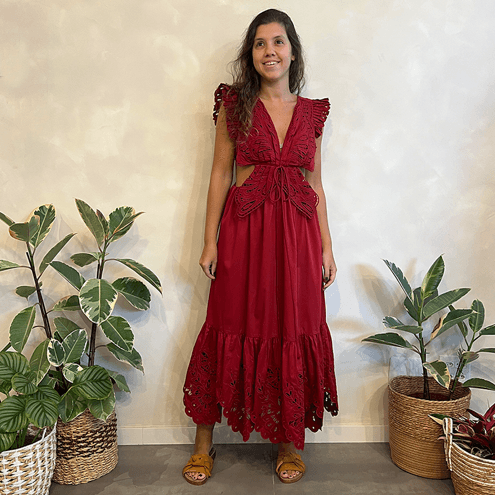 Vestido Artesanal Borboleta Farm Global