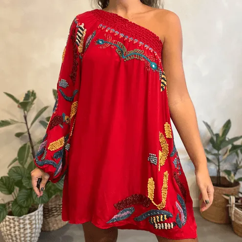 Vestido Bordado Farm Global