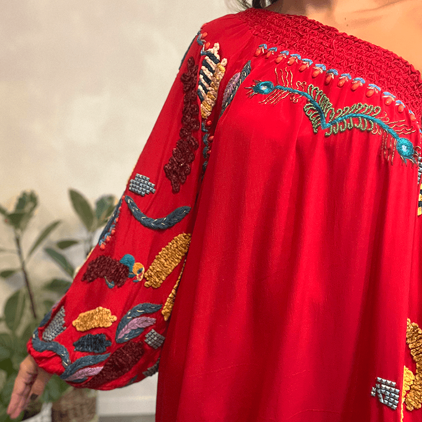 Vestido Bordado Farm Global - imagem 2