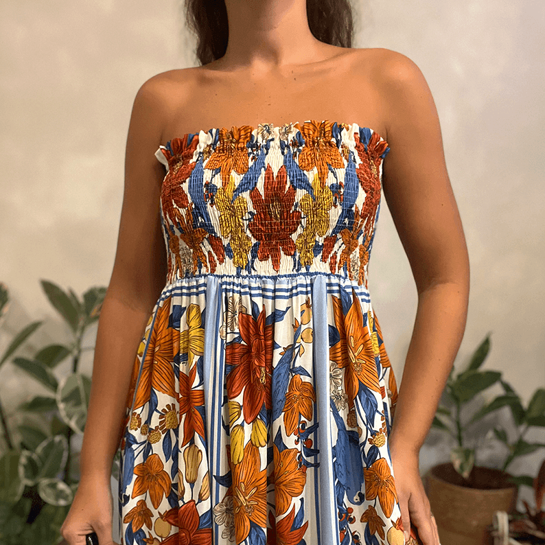 Vestido Novo Floral Ararajuba Farm - imagem 2