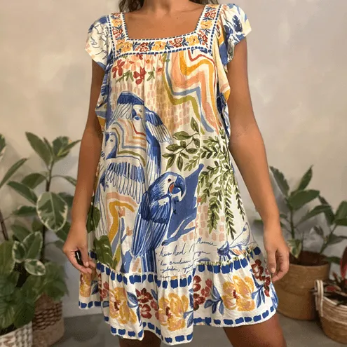 Vestido Curto Brasilidades Farm