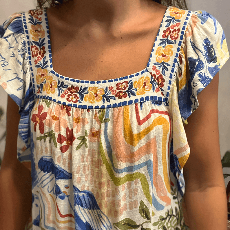 Vestido Curto Brasilidades Farm - imagem 2