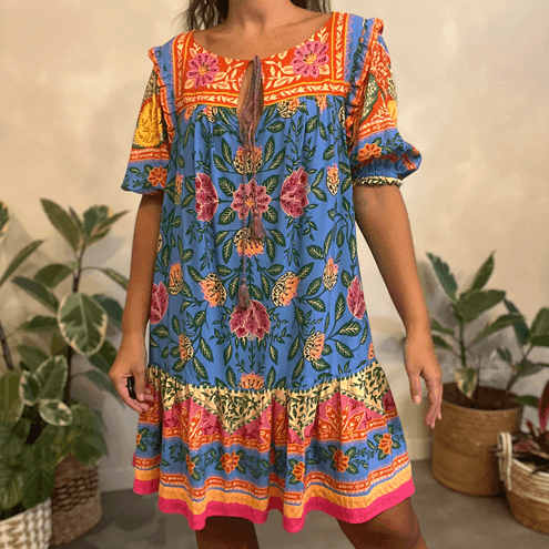 Vestido Novo Floral Farm