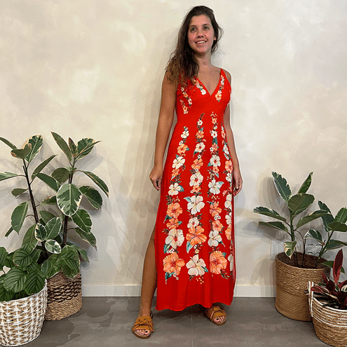 Vestido Floral Hibisco Farm