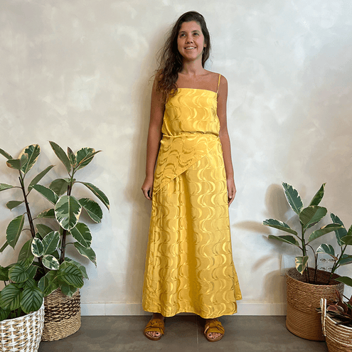 Vestido Novo Jacquard Farm