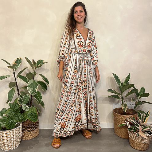 Vestido Tapete de Cor Farm