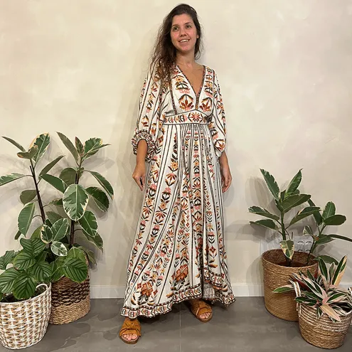 Vestido Tapete de Cor Farm