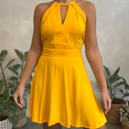 Vestido F.Única Liso Farm