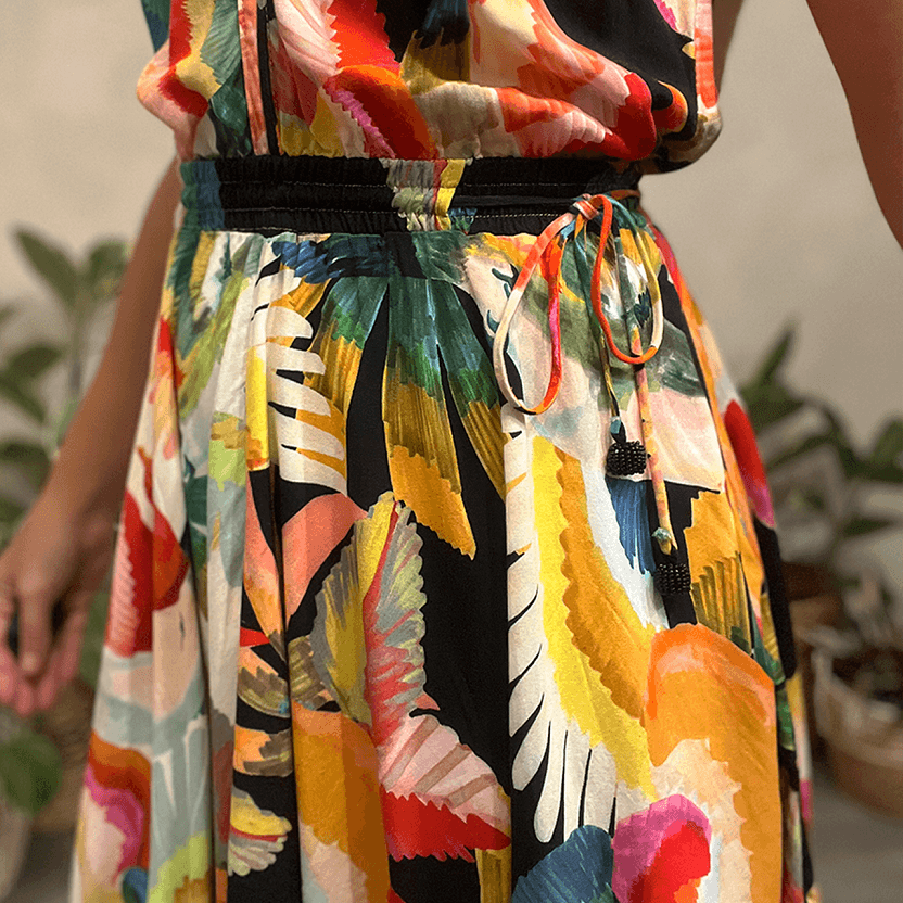 Vestido Mix Estampa Farm - imagem 2