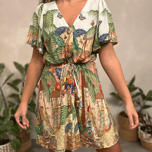Vestido Paisagem Bt Farm