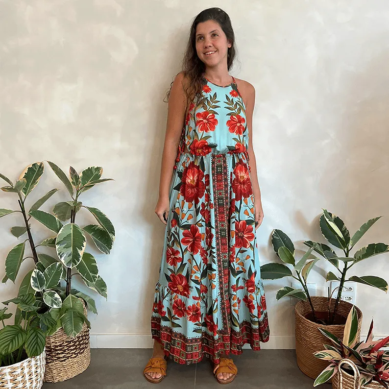 Vestido Rec Floral Farm