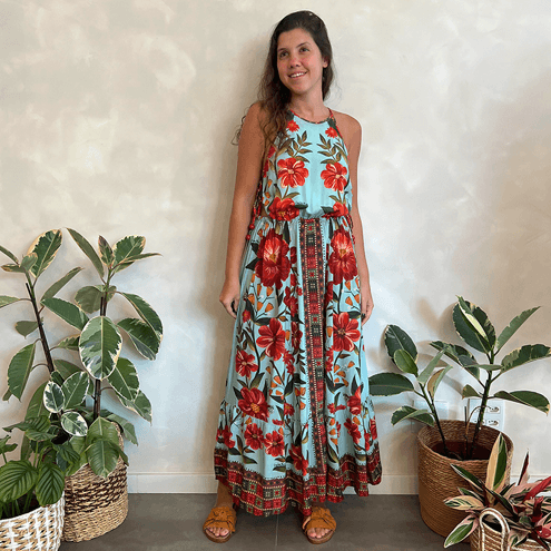 Vestido Rec Floral Farm