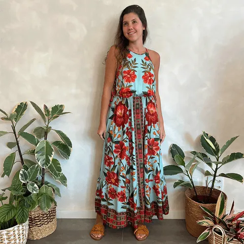 Vestido Rec Floral Farm