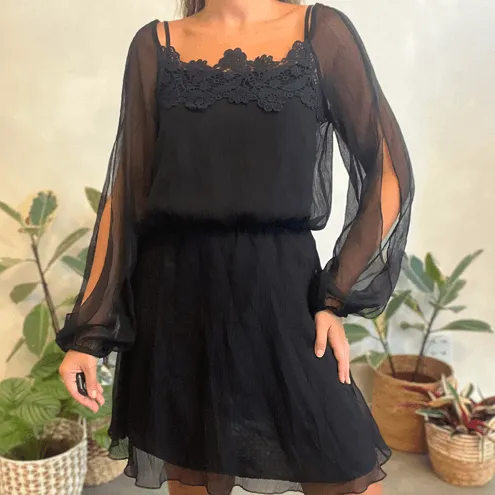 Vestido Lisa Renda Farm