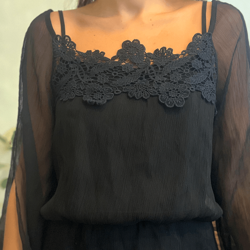 Vestido Lisa Renda Farm - imagem 2