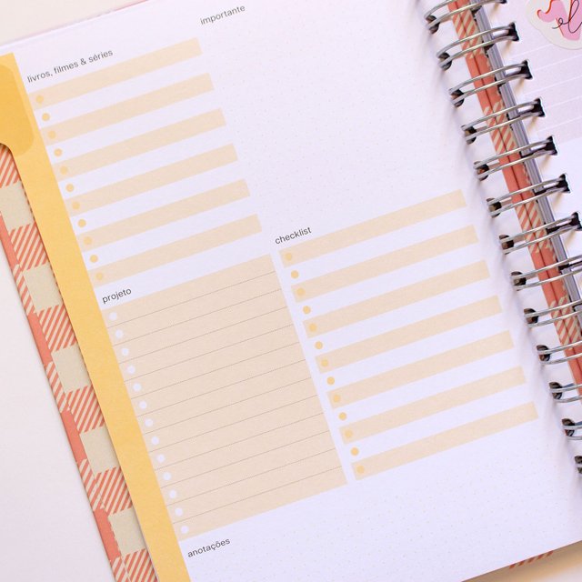 Mini Planner Permanente - Ruby Flow | Planner Shop