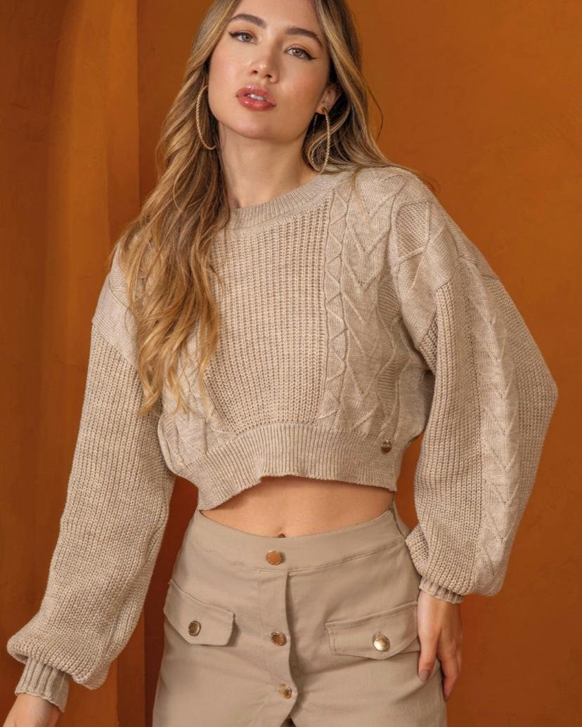 Tricot Cropped | Valente 436