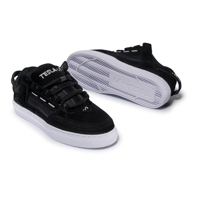 Tênis Tesla Coil Black Furta Cor | Tesla Skate | Tênis de Skate