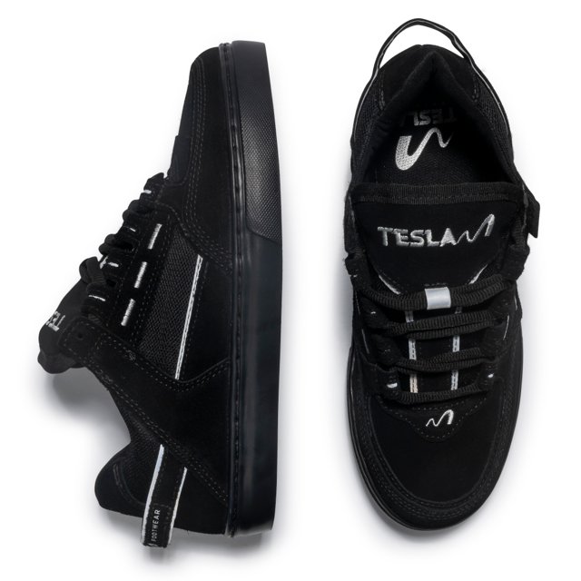 Tênis Tesla Coil All Black Reflect – Robustez & Estilo para Skate ...