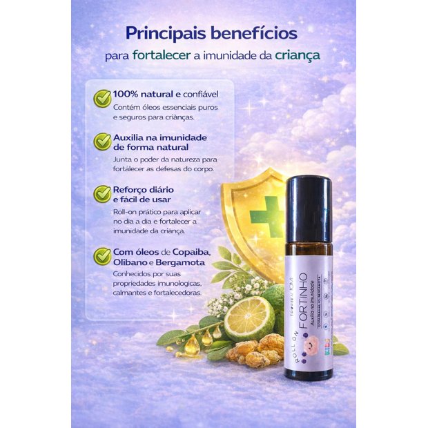Kit 4 Roll-On Kids – Linha Completa (Soninho, Calminho, Fortinho ...
