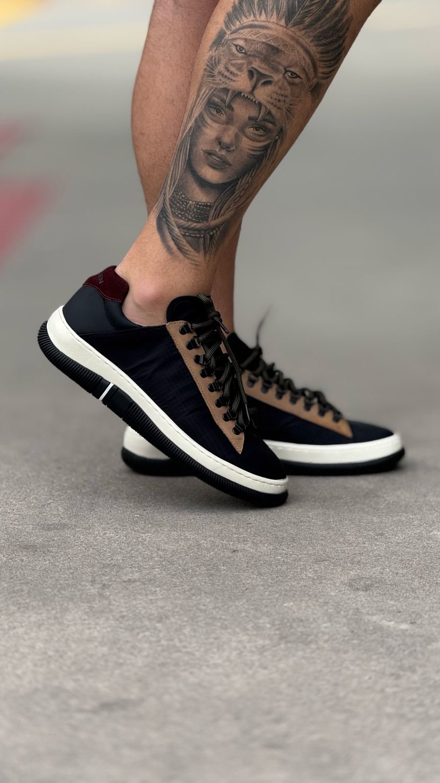 Osklen Hybrid Laces Tênis Osklen Ilhós Preto TENIS OSKLEN HYBRID