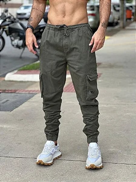 Calca Calvin Klein Taper Moletom KS LOJA - Main Image