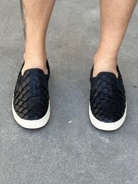 Bossanova Asap Tenis Osklen Iate Osklen Pirarucu Slip On Couro