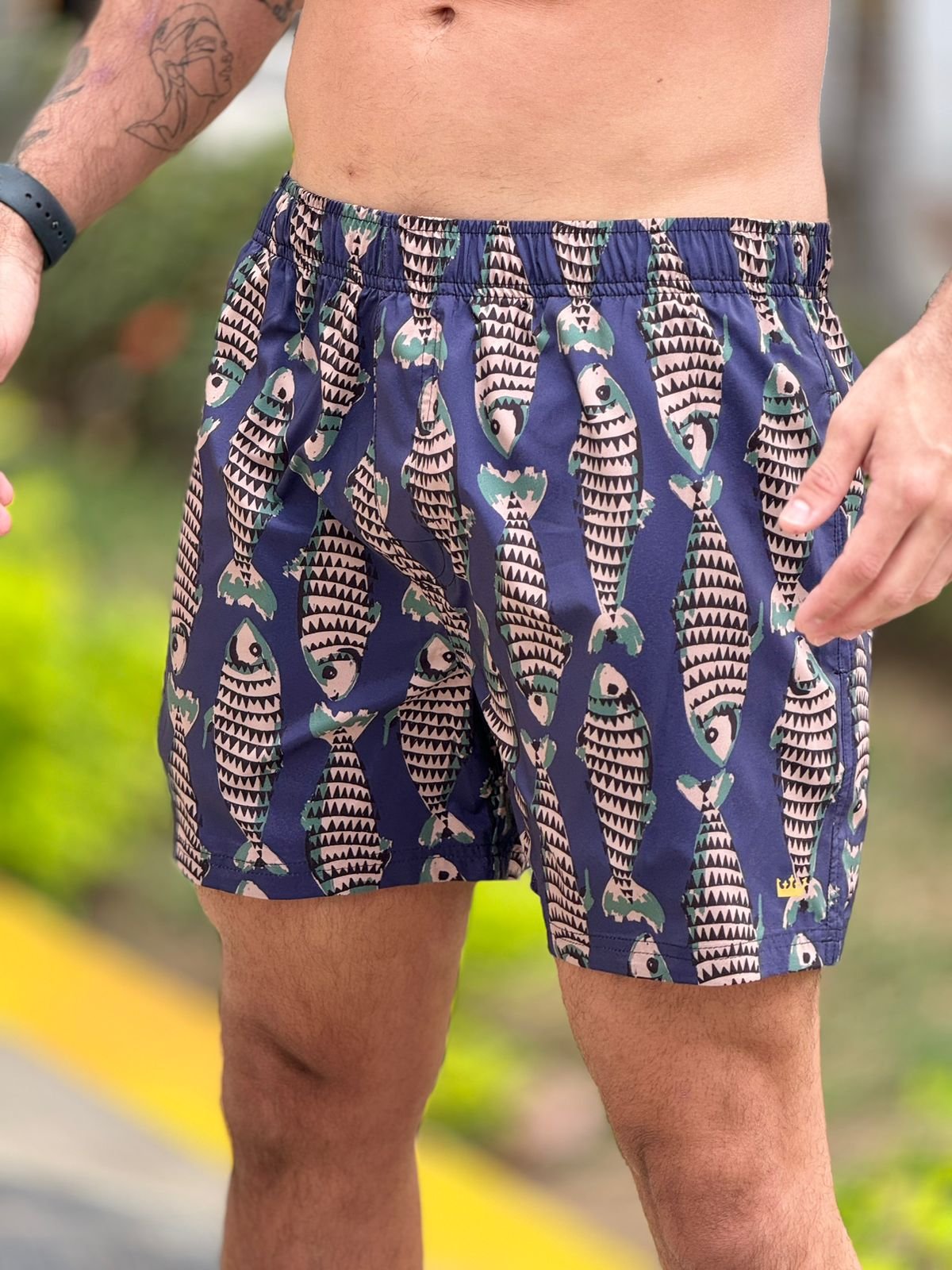 Beach Short Osklen Aquaone Fish Flow | KS LOJA