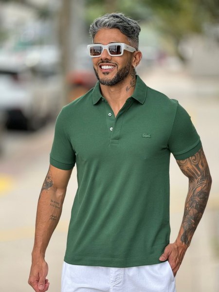 POLO MC LACOSTE CROCK RELEVO | KS LOJA