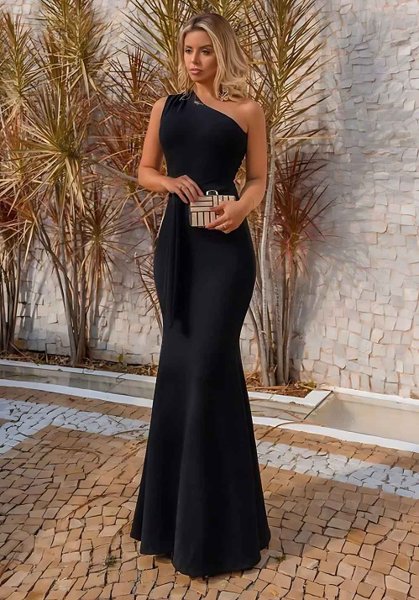 Formatura Vestido De Festa De Gala Vestido Formatura Preto Lindos