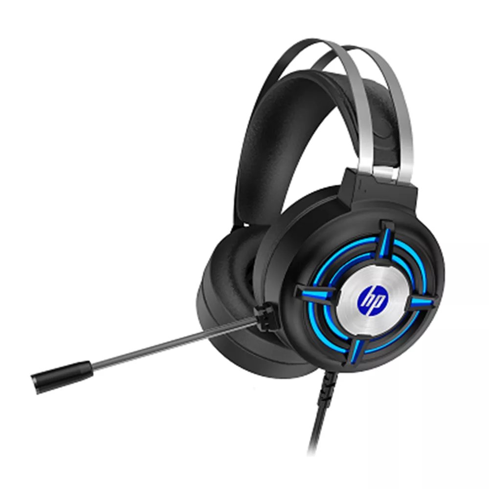 HEADSET GAMER PRETO LED P2 H120 1QW67AA HP | Compujob RS