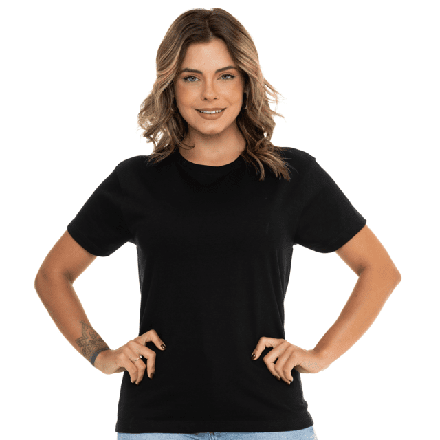 Camiseta Feminina 100% Algodão Premium A Melhor Distribuidora