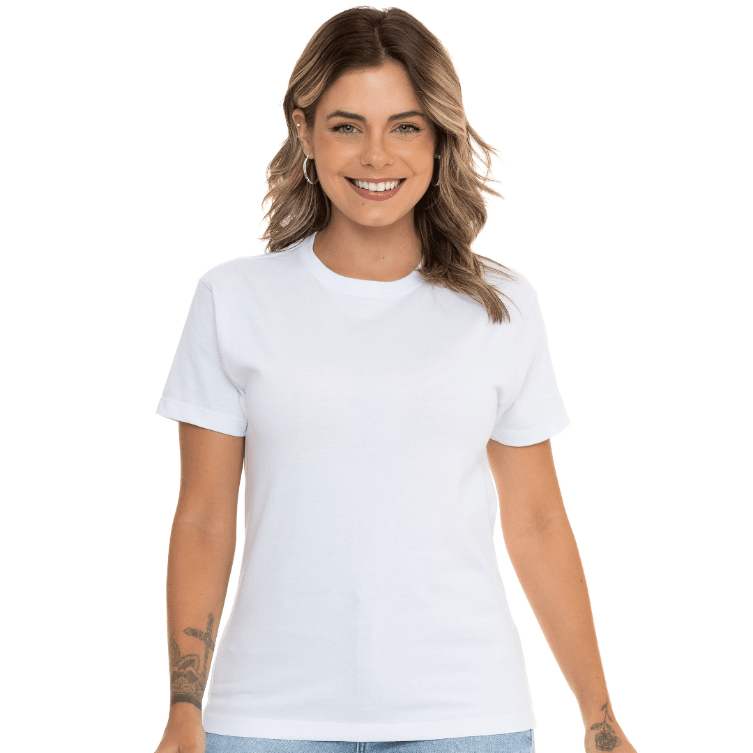 T Shirt CalÇa Jeans E Camiseta Branca Feminina Blusa Feminina