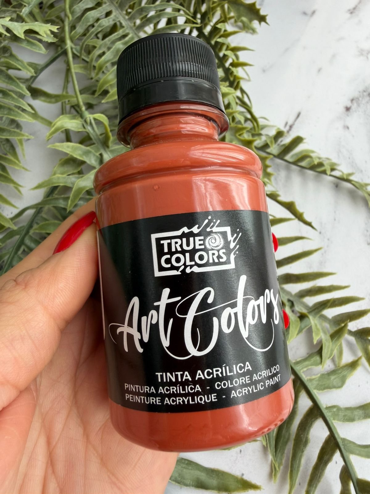 Tinta Acrílica Art Colors Terra Vermelha 100ml | Cantinho dos Sonhos