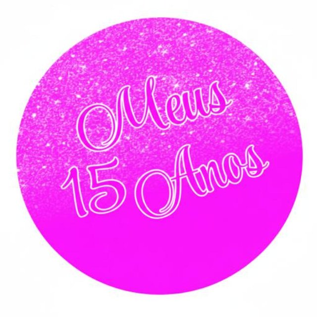 Painel redondo capa - 15 ANOS MODELO 7 | Estilo Camisetas