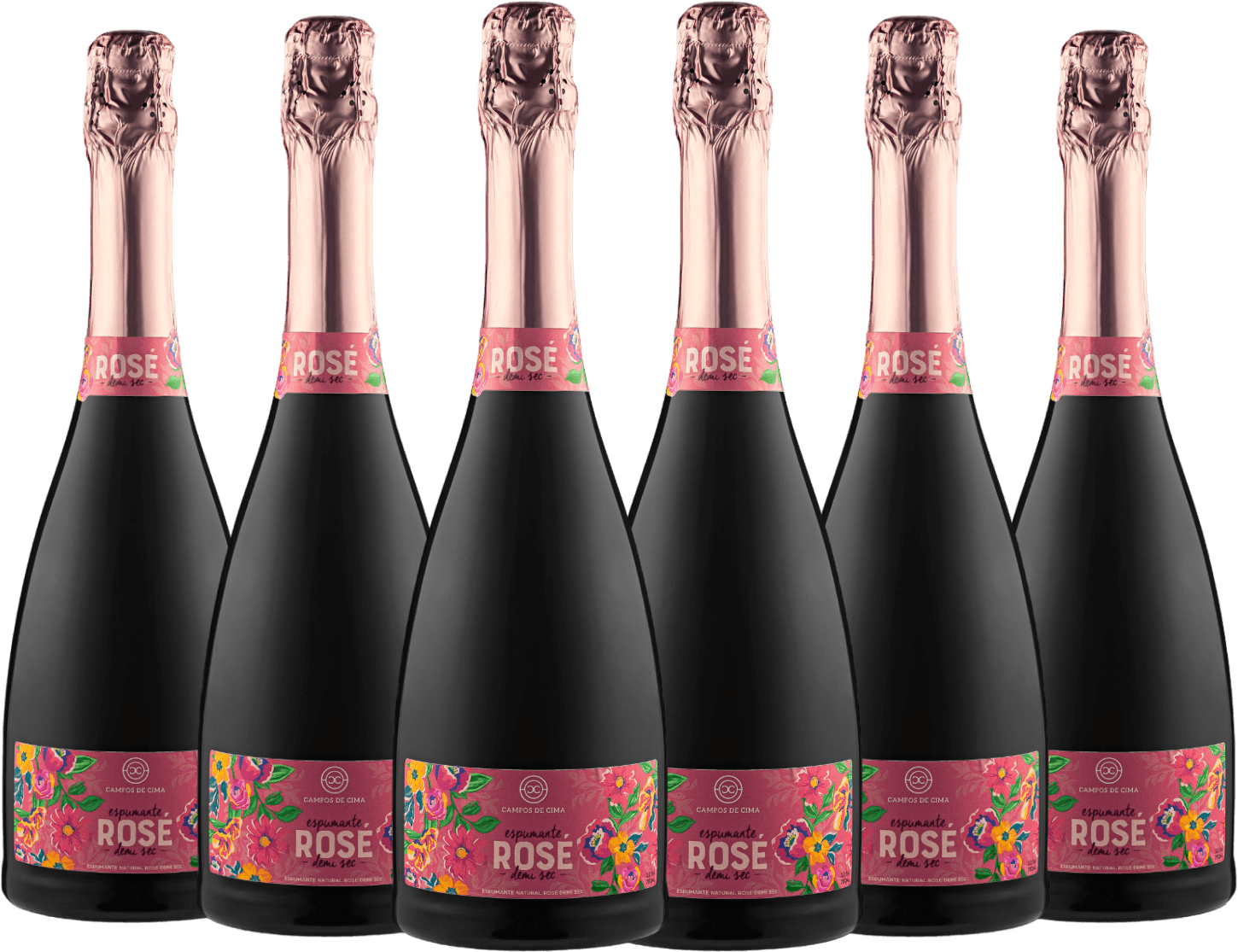 Pack Espumante Rosé Demi Sec | Vinícola Campos de Cima