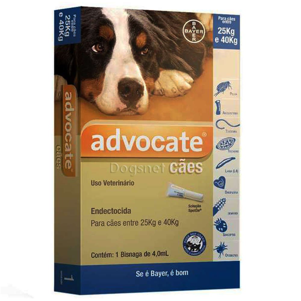 Advocate para cães de 25 a 40kg – Advocate para Sarna e Pulgas