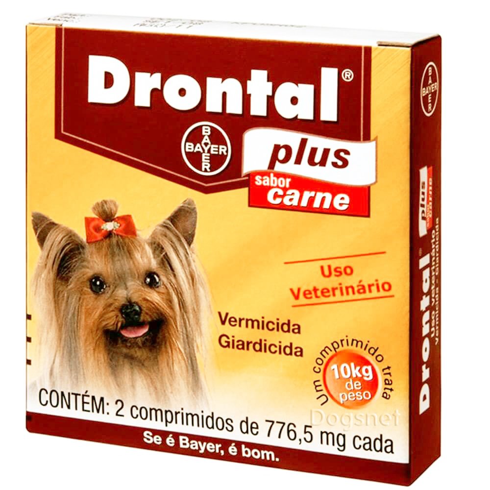 Drontal Plus Vermífugo para cachorro Drontal Sabor Carne