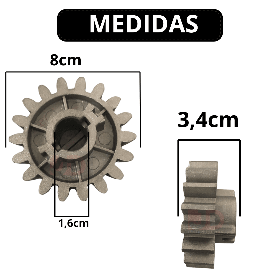 Encaixe perfeito com motores Garen