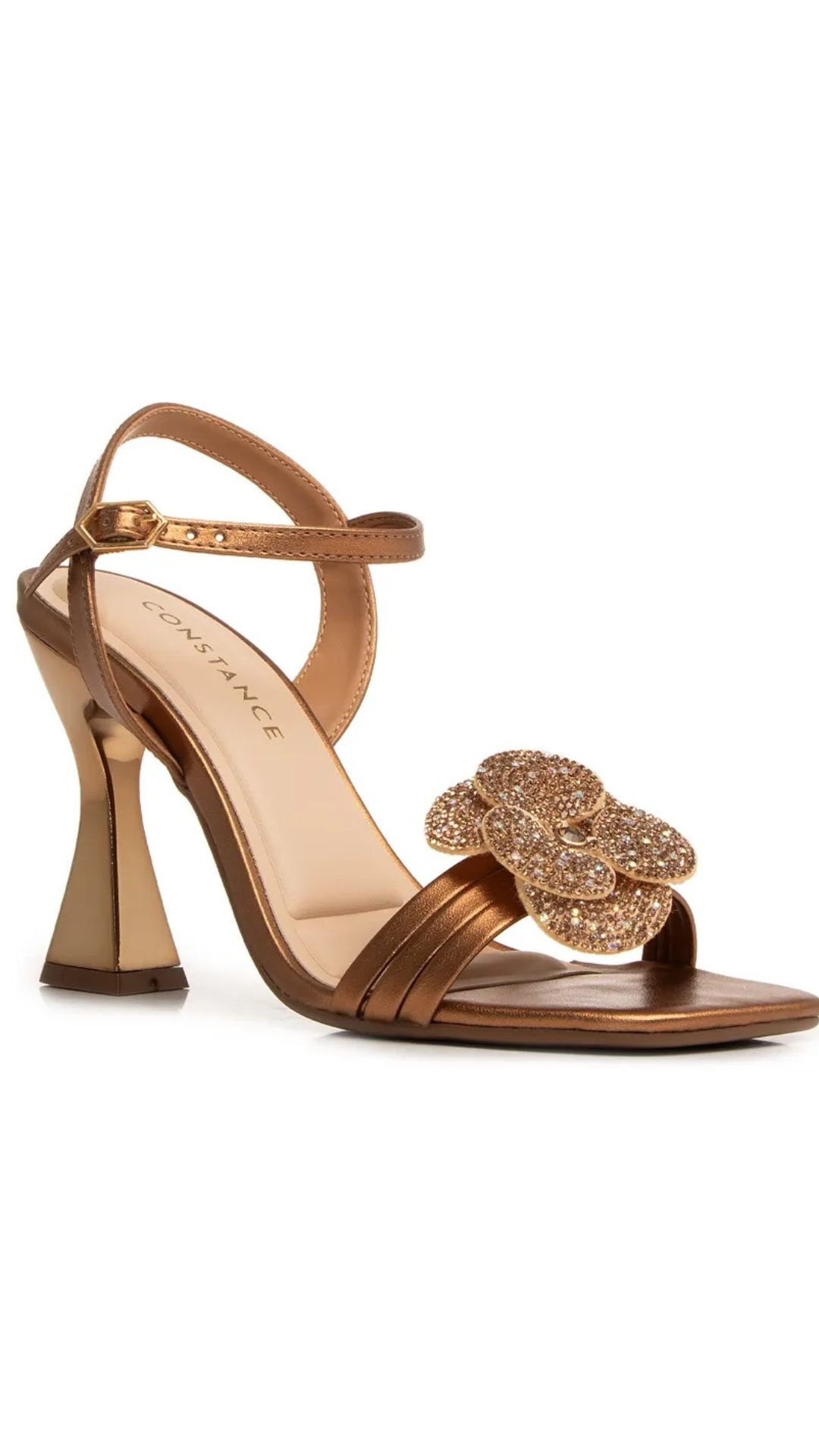 Loja Constance Calcados Femininos Tênis Caramelo Comfort Detalhe