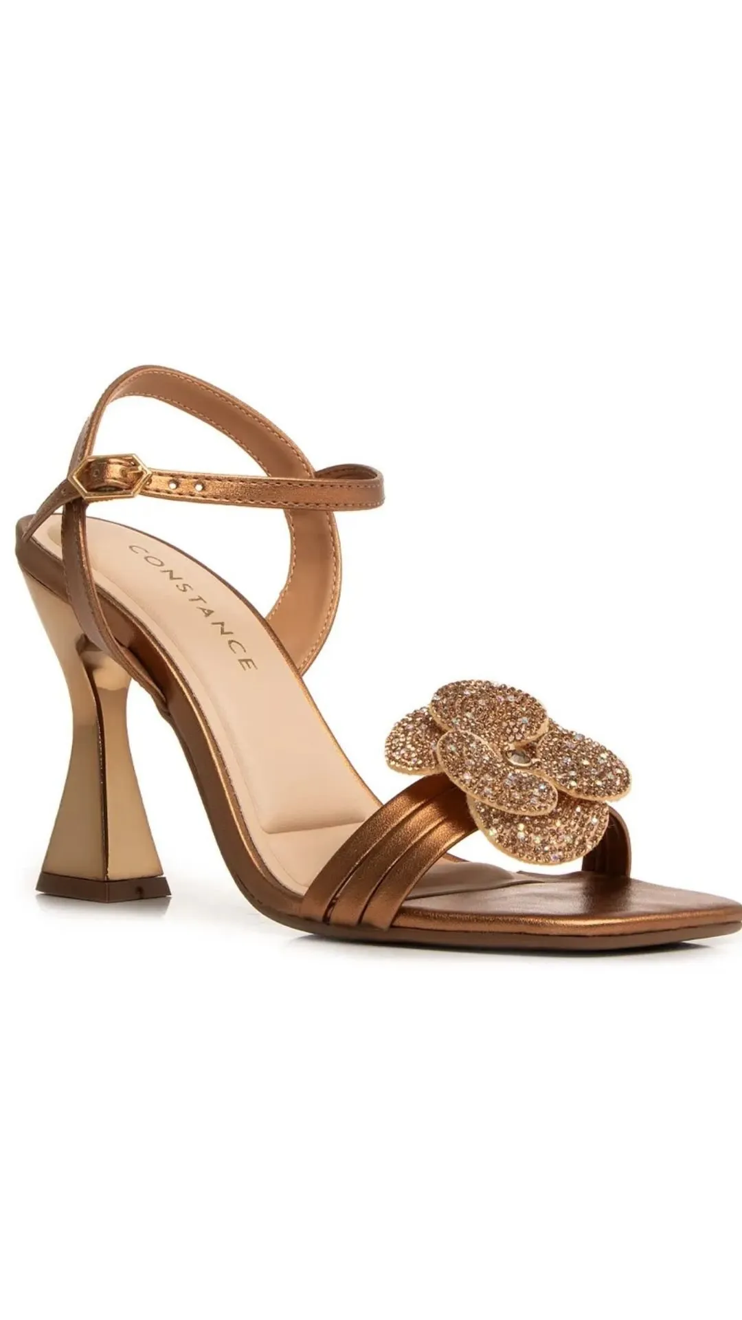 Loja Constance Calcados Femininos Tênis Caramelo Comfort Detalhe