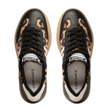 Tênis Animal Print Recortes Constance Feminino Usedeju