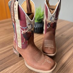 Texana Nilson - Couro Horse Nescau/ Estampa Americana