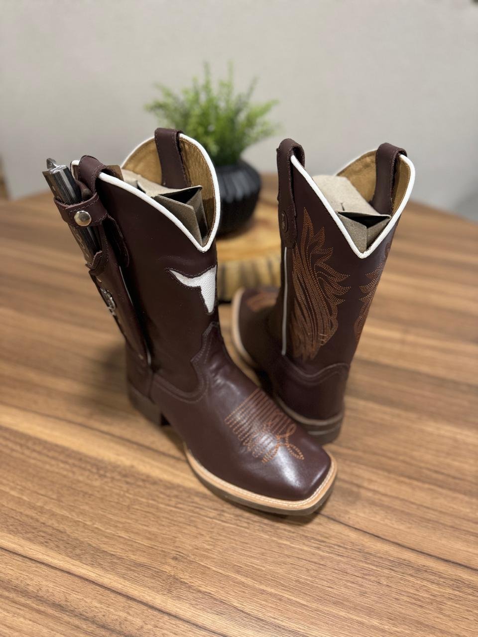 Texana Touro c/ Kit faca - Pronta Entrega Nº39