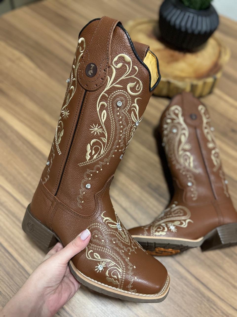 Texana Alice c/ Strass - Pronta Entrega Nº37