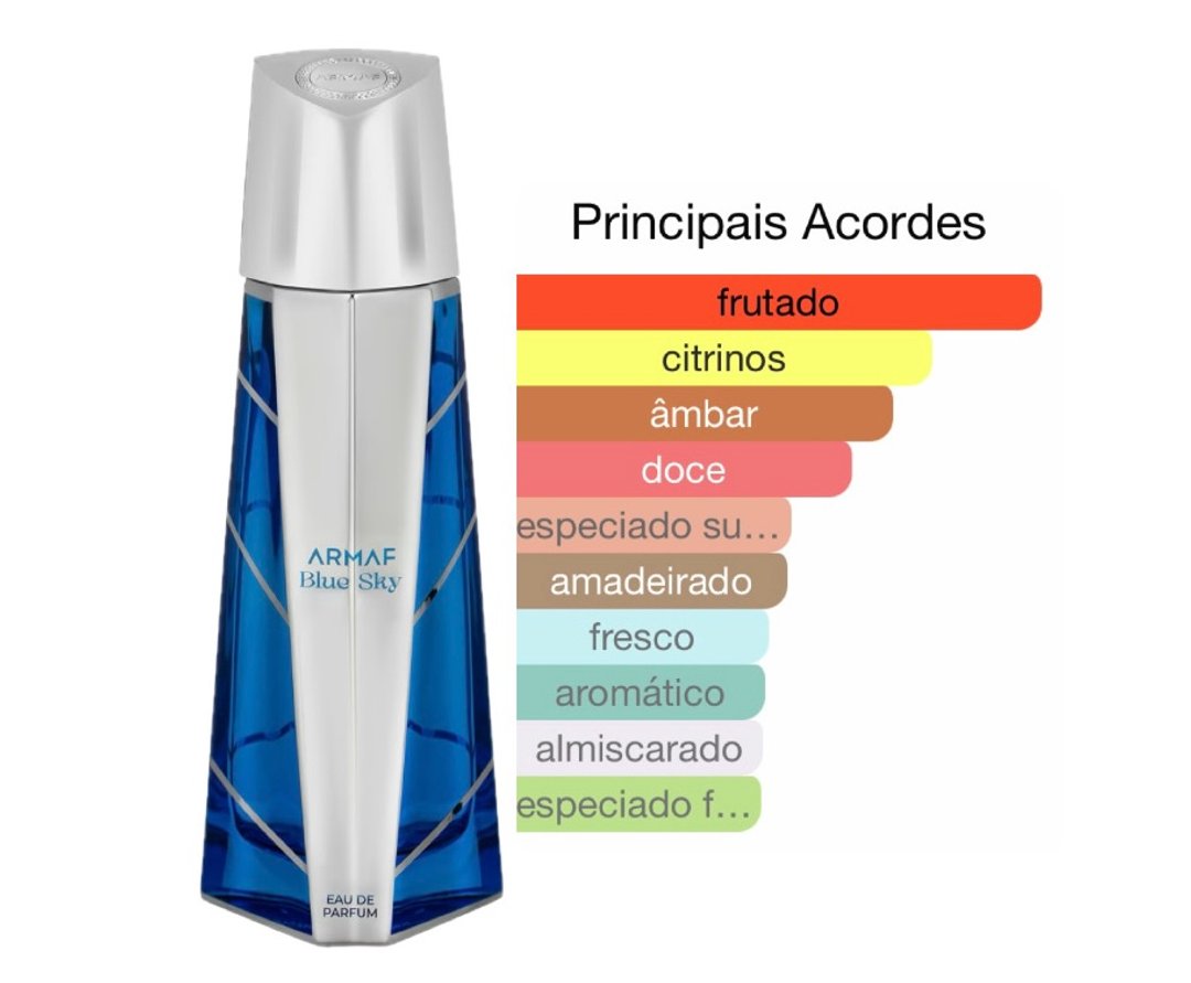 Perfume árabe Blue Sky Armaf 105 ml | Exala Perfumaria