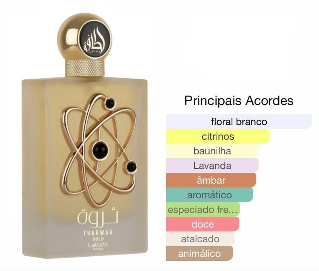 Tharwah Gold Lattafa 100ml | Exala Perfumaria