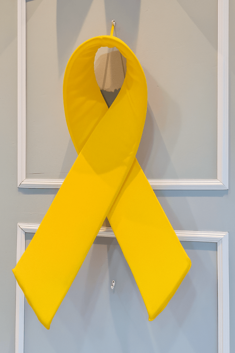 LAÇO SETEMBRO AMARELO 1 METRO | Fábrica de Laços