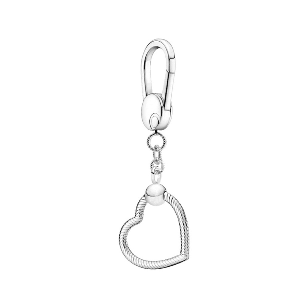 Chaveiro Coração em Prata 925 | L&B Acessórios