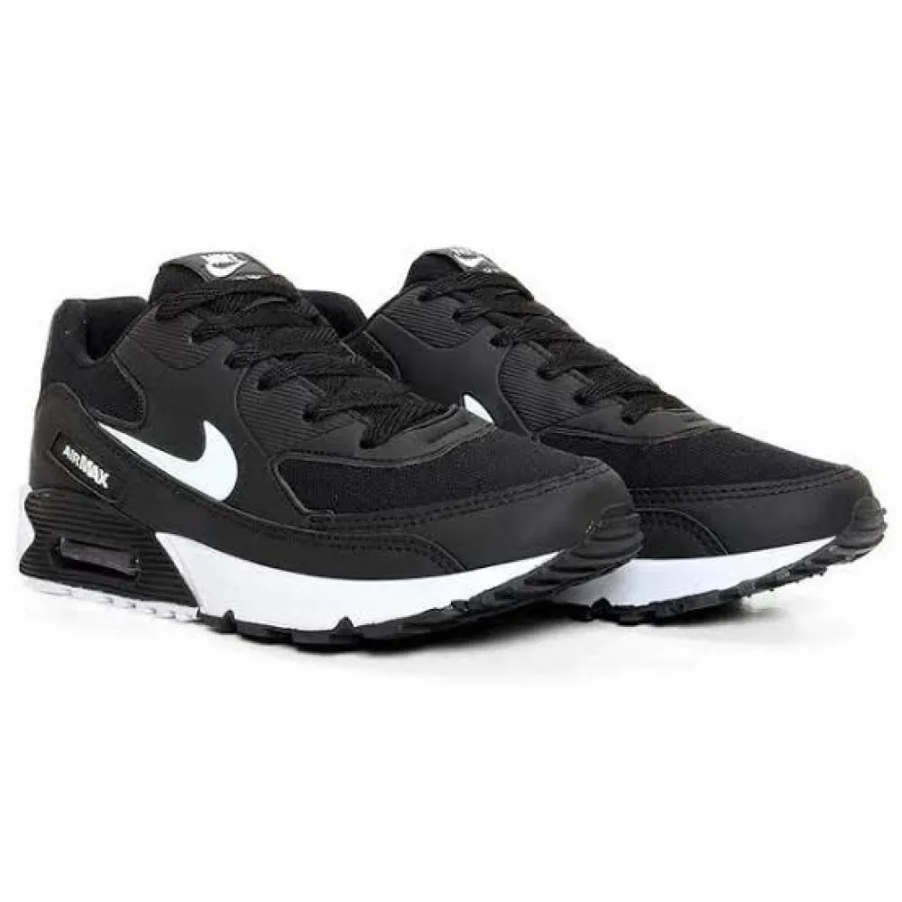 Air max fashion 90 masculino preto e branco